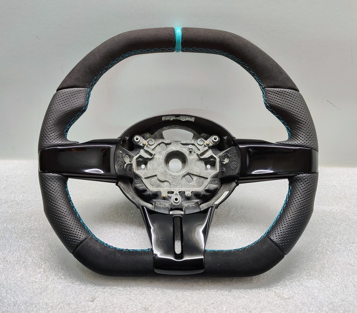BMW STEERING WHEEL Z4 E85 E86 ALCANTARA CUSTOM FLAT TOP BOTTOM