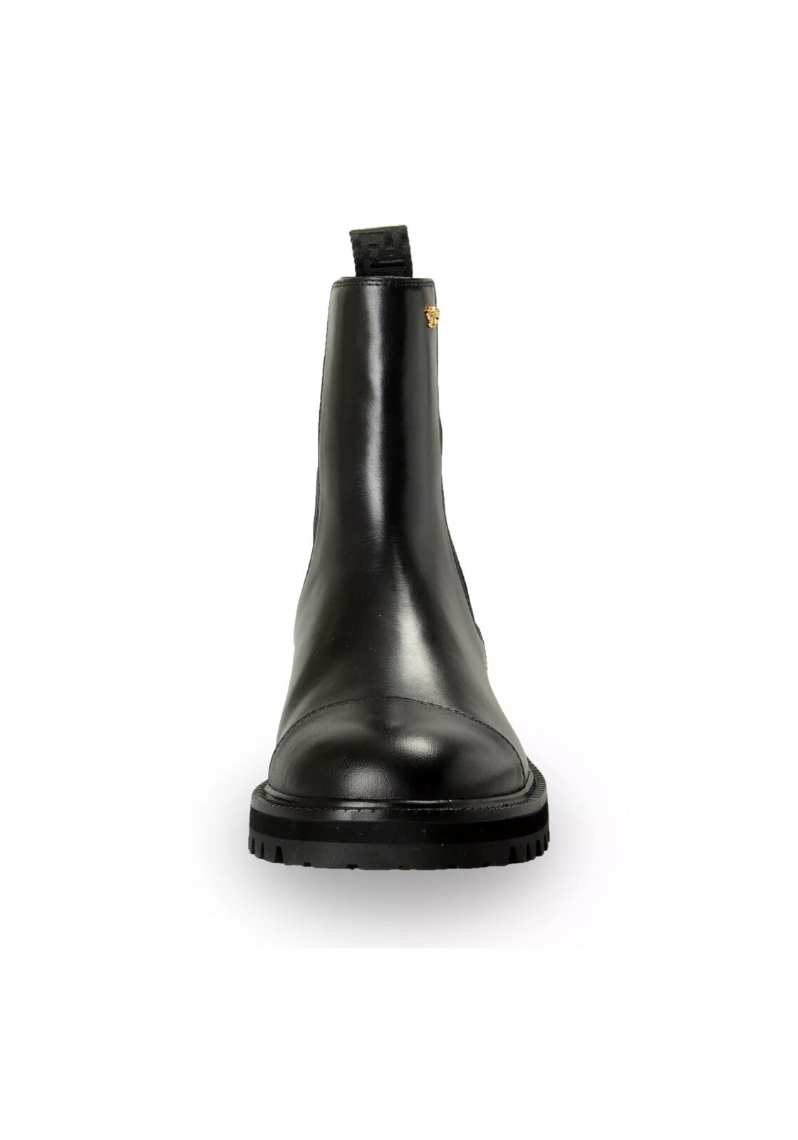 Versace Chelsea Boots Vitello Nero-Oro Gold Medusa UK 6   RRP £1020 image 5