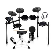 Electric Drum Set,Electric Drum Kit for Adults Beginner with 225 Sounds and 1...