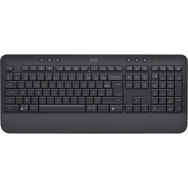 Tastiera Logitech Signature K650 AZERTY Francese Grigio scuro Grigio