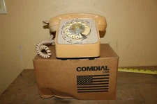 Vintage GTE Automatic Electric Rotary Dial Telephone Desk Phone