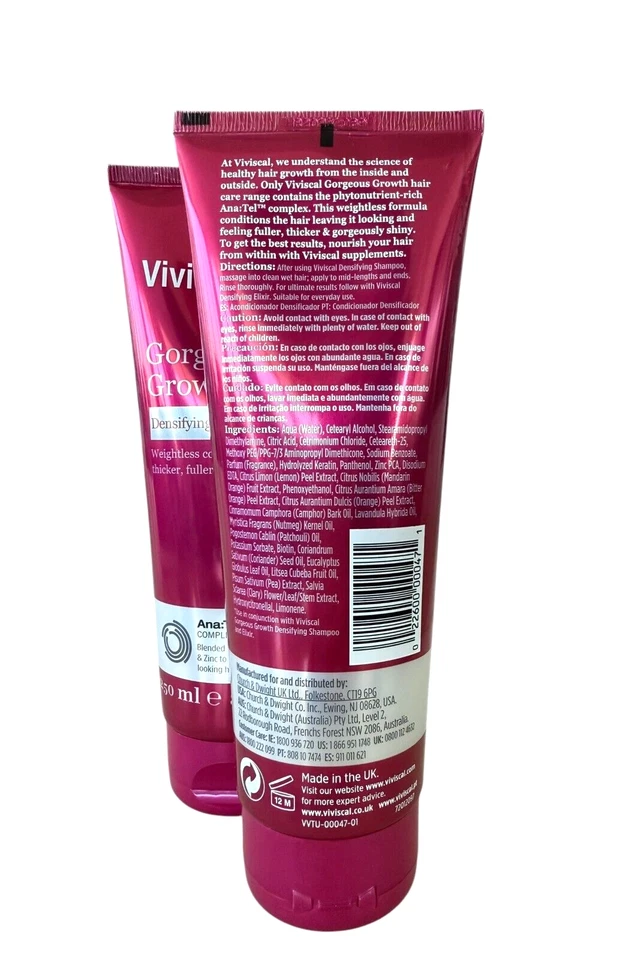 Viviscal Gorgeous Growth Densifying Conditioner 8.45oz Each  [2 PACK] - Image 2 of 2