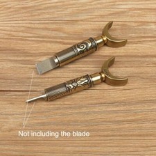 Metal Dual Bearing Swivel Carving Knife retro...