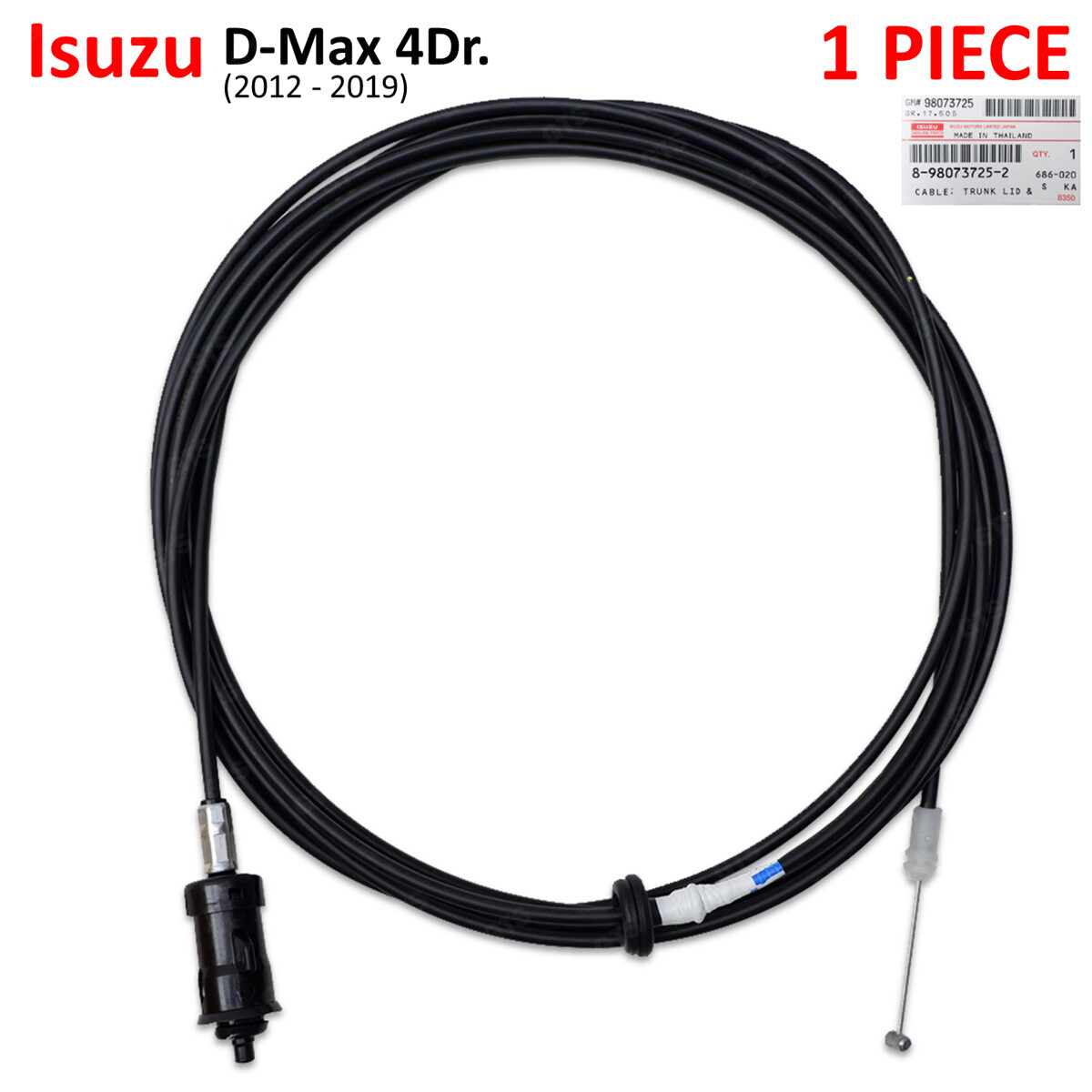 Fuel Lock Control Gas Door Release Cable For Isuzu Holden 4Dr D