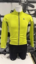 Giordana Cycling Mens Winter Jersey Long Sleeve FR-C PRO|Acid Yello-Size M | NEW