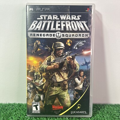 Star Wars Battlefront: Renegade Squadron (Sony PSP, 2007) No Manual Tested