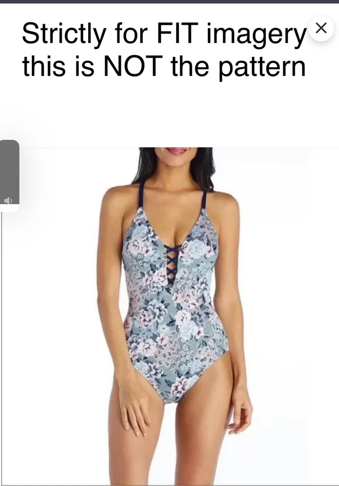 Nuevo con etiquetas Traje de baño Ambrielle de una pieza S negro con correa de espagueti ajustado Traje de baño Foto 3 de 4