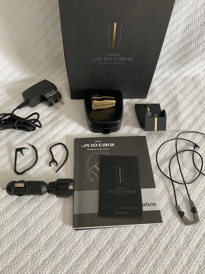 Jabra JX10 Cara Gold Limited edition- 24 Carat Gold Plated RARE Tested - Image 2 of 4