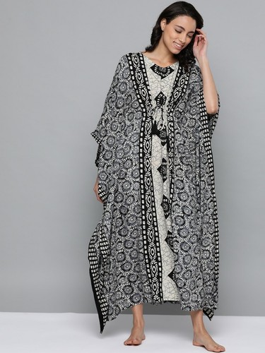 Women Long Kaftan Dress Plus Size 