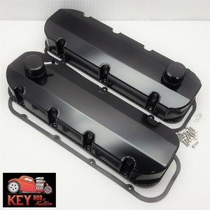 Big block Chevy CHROME fabricated valve covers BBC sheet metal 454 396 breathers