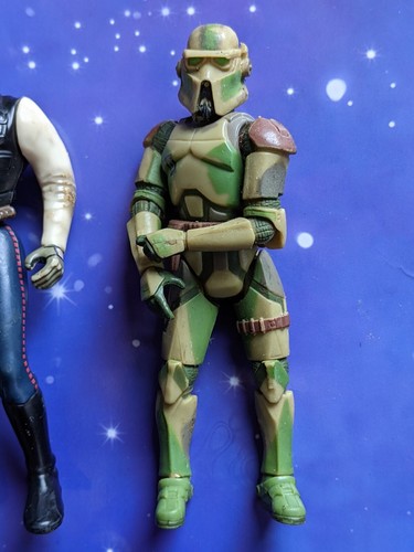 Star Wars 5 x Boba Fett Han Solo AT-RT Skywalker Power of the Force Figures Set - Picture 4 of 6