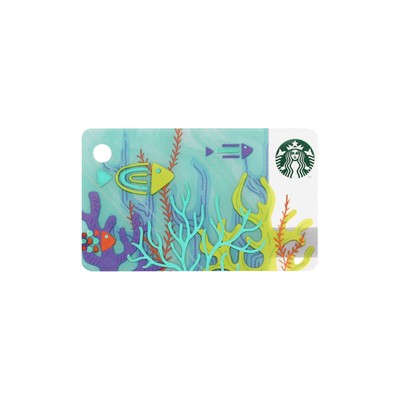 Starbucks Mini Card Tropical Fish 2018 No.95