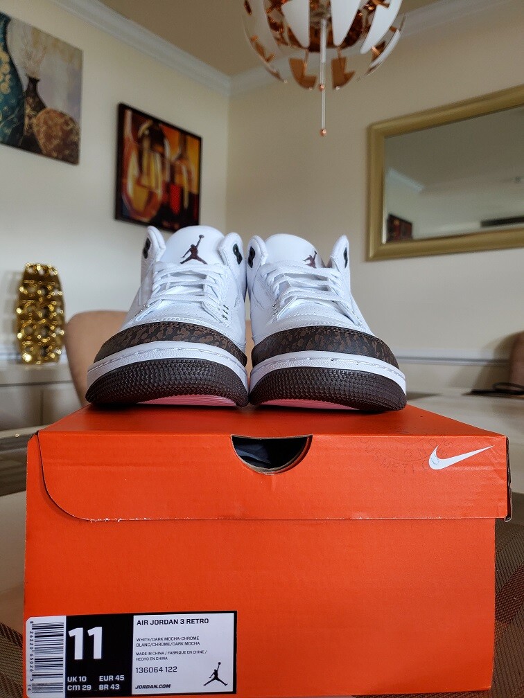 2018 Nike Air Jordan 3 III Retro Mocha A Ma Maniére 136064