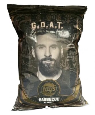  Lays Potato Chips Lionel Messi  G.O.A.T. Limited Edition World Cup 2022 Sealed