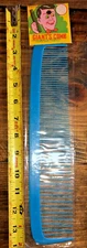 Vintage 1960's Gag Novelty Giant Hair Comb For Giant Head 12" NEW OLD STOCK Blue