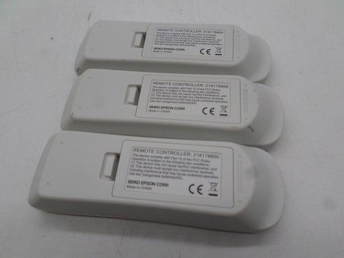 LOT OF 3 Epson Universal Projector Remotes 218178800 - Picture 4 of 6