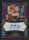 2024-25 J J BAREA 60/75 AUTO PANINI SELECT PURPLE AUTOGRAPHS