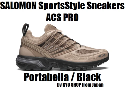 SALOMON SportsStyle Sneakers ACS PRO L47596700 Portabella / Natural / Black