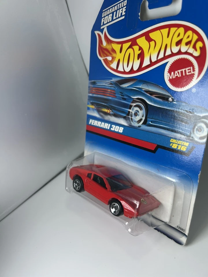 Ferrari 308 1997 Hot Wheels rojo número de coleccionista #816 nuevo Foto 3 de 4