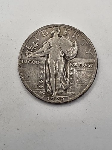 《SILVER》  1928-D  Standing Liberty Quarter *SILVER*