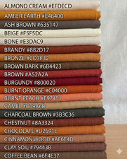 Pure Linen Fabric By The Yard Natural Flax Material For Sewing Clothing Curtains