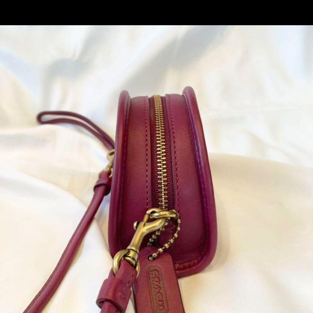 Mint Coach Half Moon Mini Shoulder bag M1948-305 crossbody Pink