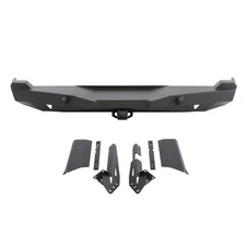 Smittybilt 76850 XRC Rear Bumper with Hitch Textured Black