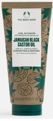 #ad #ad The Body Shop Jamaican Black Castor Oil Curl Activator 200ml 6.75 Ounces $30.00