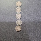 Barber Dimes Lot Silver US 10C Coins Lot of 5  #256