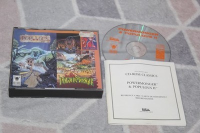 Populous Powermonger PC Jewel Case Spiel - C3
