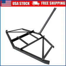 66"/72" Width Drag Harrow Tow Behind Drag Harrow for ATV UTV Garden Lawn Tractor