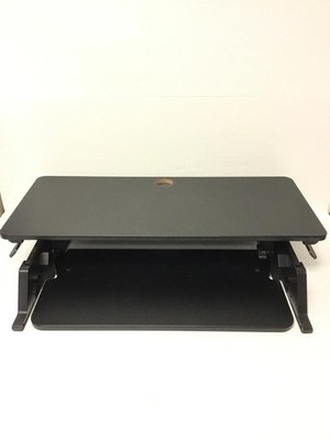 Sit and Stand Computer Table , 54KG Capacity, 2 x Table Lifting Arms Black