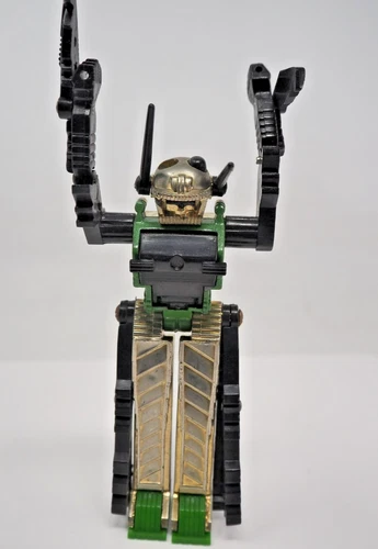 Vintage 1985 Four Star Insect Robot Transistor Transformer Grasshopper Green