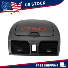 For Nissan Sentra Sunny 2000-2006 Center Dash Storage Cubby Air Vent Bezel Grey