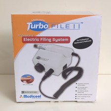 Medicool Turbo File II Professional Electric Nail Filing System 20,000 RPM Boxed