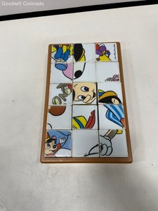 Walt Disney Productions Multi Character Puzzle Block Set Mickey Mouse