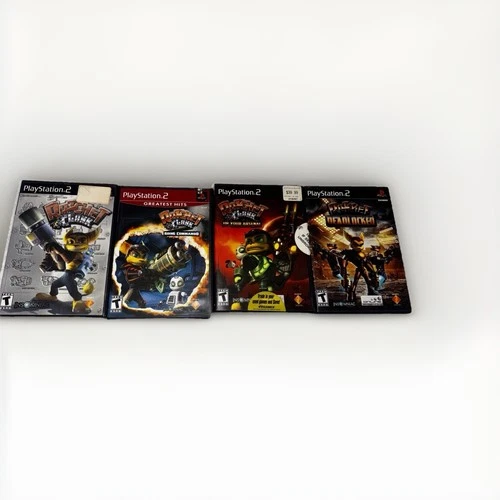 Sony Ratchet & Clank Series Lot PlayStation 2 Action Adventure Manual Included