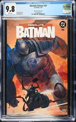 ABSOLUTE BATMAN #20 CGC 9.8-Alex Maleev -Prestos Comics (Limited 1000 ...