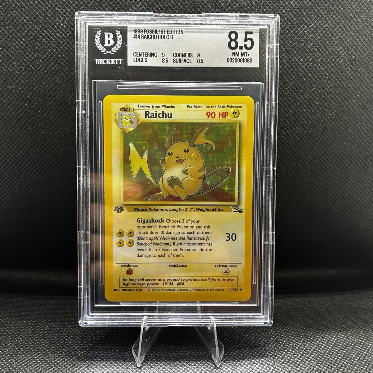 英版ピカチュウ PokeTour1999 - BGS NM-MT+ 8.5 #6 Pokémon TCG Beckett Grading Services (BGS) Individual Trading Card