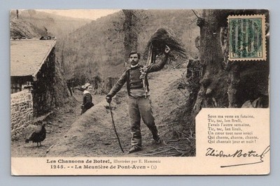 Les Chansons de Botrel illustrated E Hamonic La Meuniere de PontAven 1904
