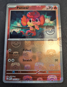 Pokémon Pansear 014/086 Master Ball White Flare NM-M