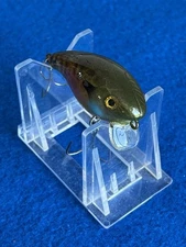 Vintage Tom Mann’s Baby 1- Minus Crankbait Fishing Lure Custom Painted🍒🍒