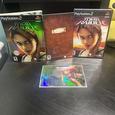 Lara Croft: Tomb Raider -- Legend (Sony PlayStation 2) Holo CIB w Lara Sticker!