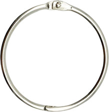 3 Inch Loose Leaf Binder Book Rings, Heavy Duty Nickel Plated Steel
