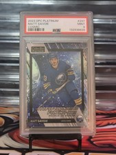 Matt Savoie 2023-24 OPC Platinum Marquee Rookie Cosmic  /65 - PSA 9