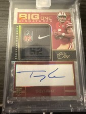 2021 Trey Lance Panini One BIG ONE RPA Rookie Patch Auto /5