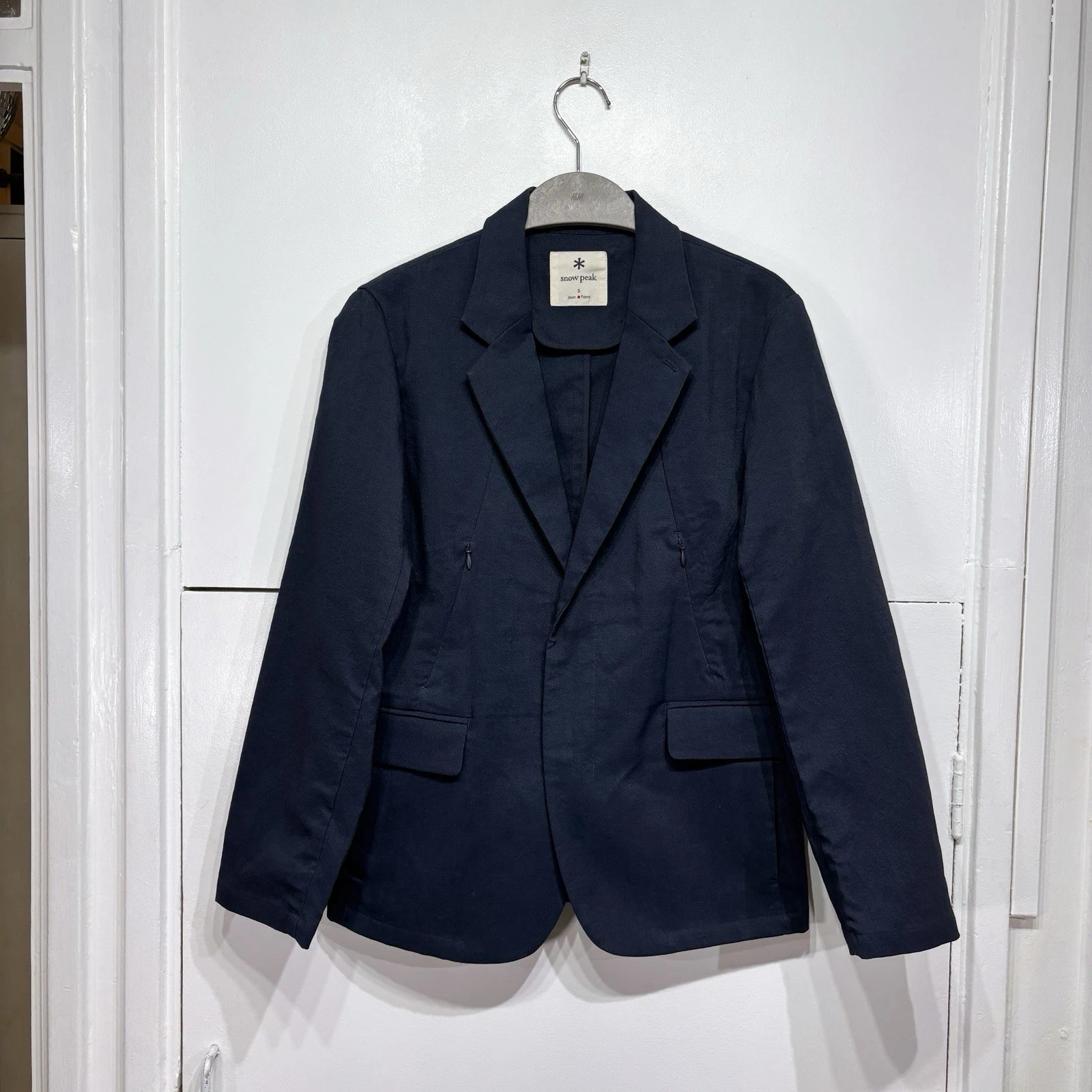 Snow Peak Air Comfort Cloth Jacket Navy Japanese Fabric Men’s Size Small
