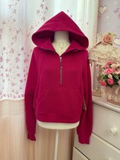 NWT Lululemon Scuba Oversized Half-Zip Hoodie Passionate Size XS/S 118