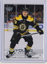 2025-26 Upper Deck Series 1 Hockey - Young Guns Michael Callahan #222 Rookie RC