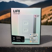 LIFX Smart Switch a 2 Pulsanti da Parete Wi-Fi Smart Switch Bianco (NUOVO DI ZECCA)